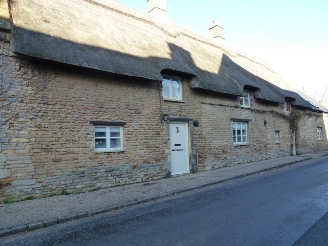 Old cottages in Gretton.