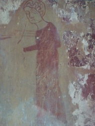 Wall painting in Gretton Church. 