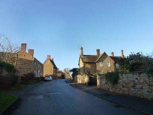 View of Little Brington village.