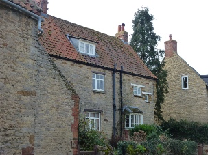 House in Grendon village. 