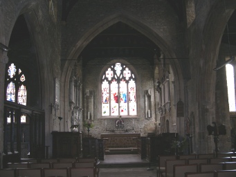 Interior of Marston St Lawrence.