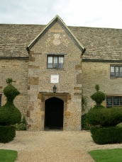 Entrance to Sulgrave Manor.